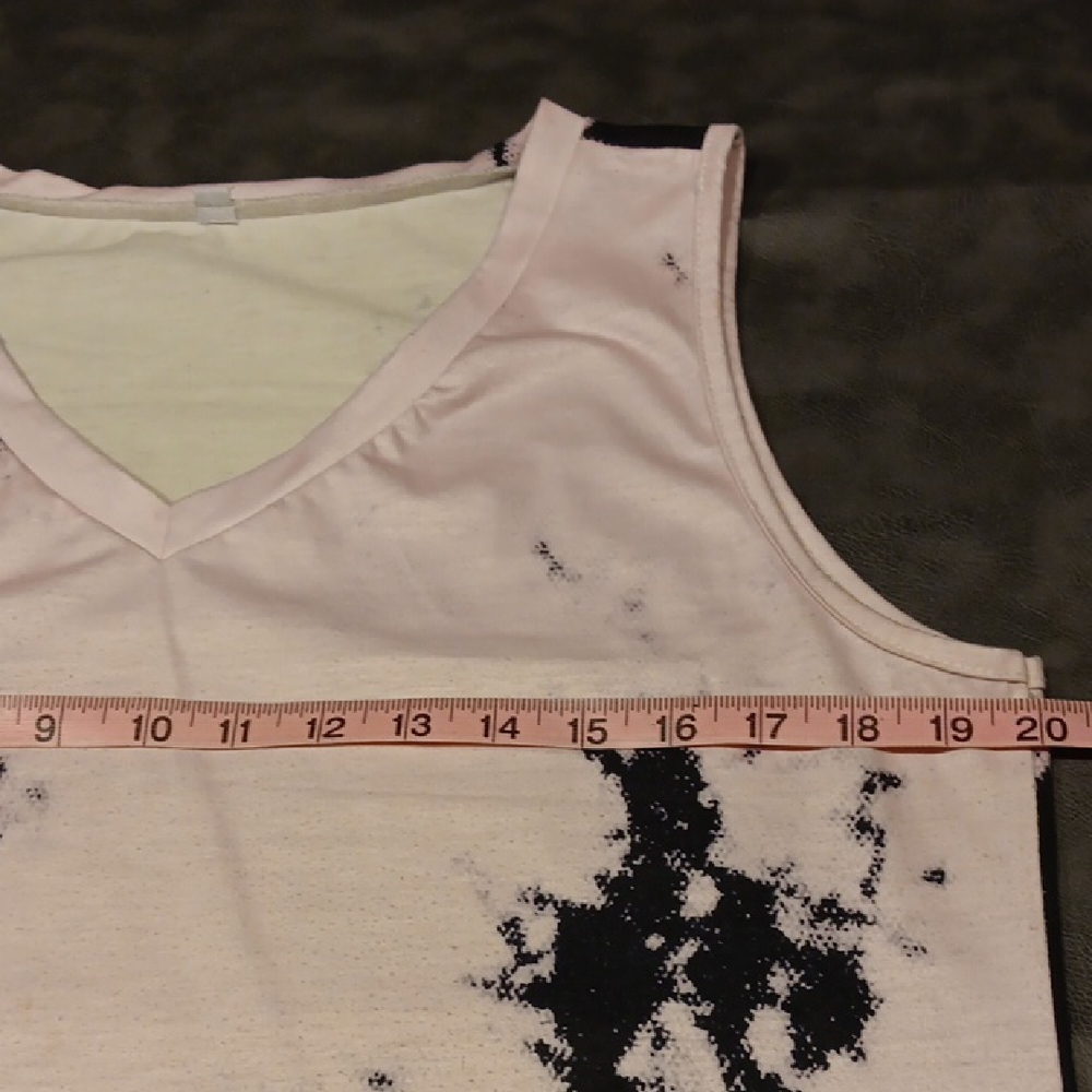 Women's Pink and Black Sleeveless Top - Picture 9 of 9